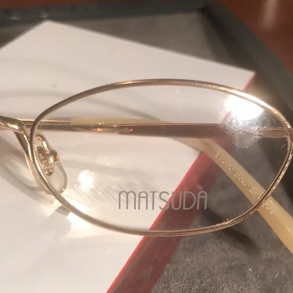 COPY - Matsuda Glasses Gold Titanium Vintage 90s 10225. Never owned, matsuda ca… - Picture 8 of 8